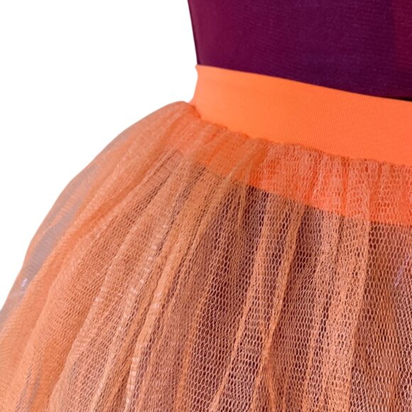 SMIFFY - Vibrant Orange Tulle Skirt - Tutu - OZ - Picture 5 of 9